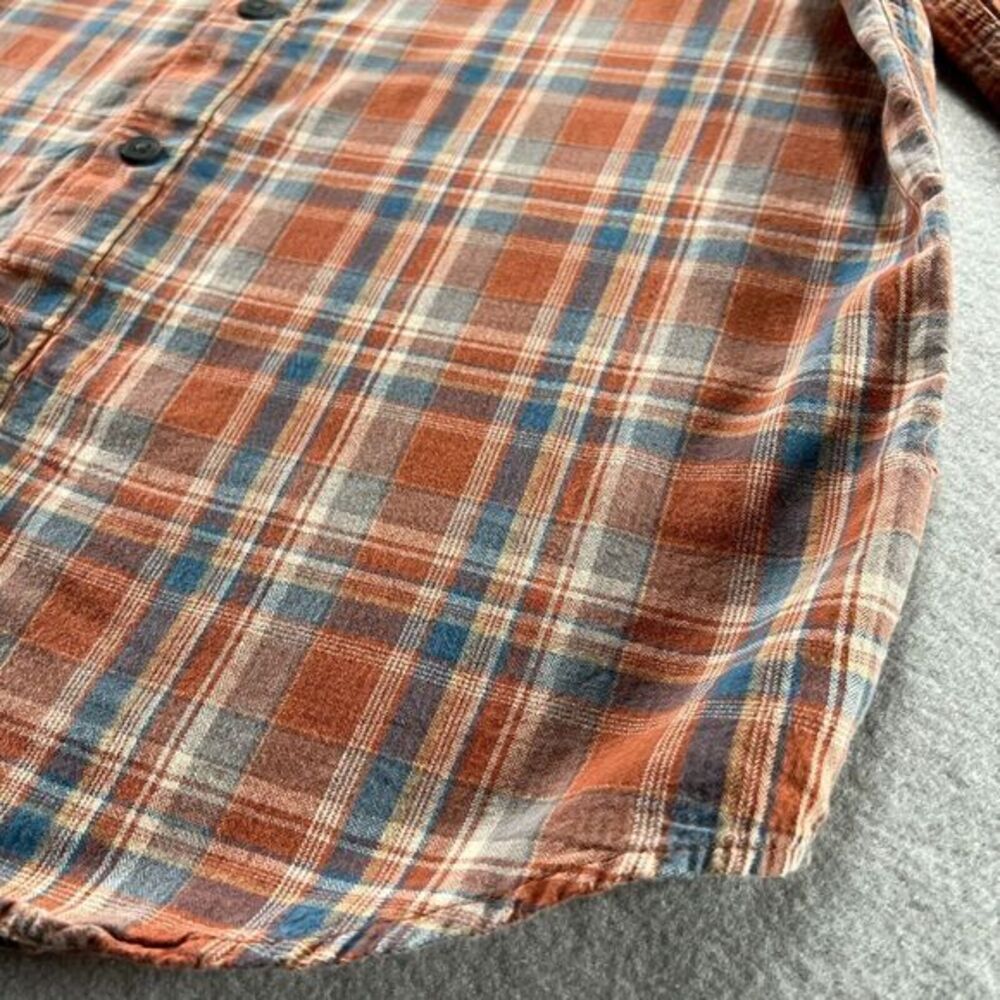 Columbia Shirt Mens Size S Brown Vapor Ridge III Hiking Fishing Brushed‎ Cotton - Picture 5 of 12